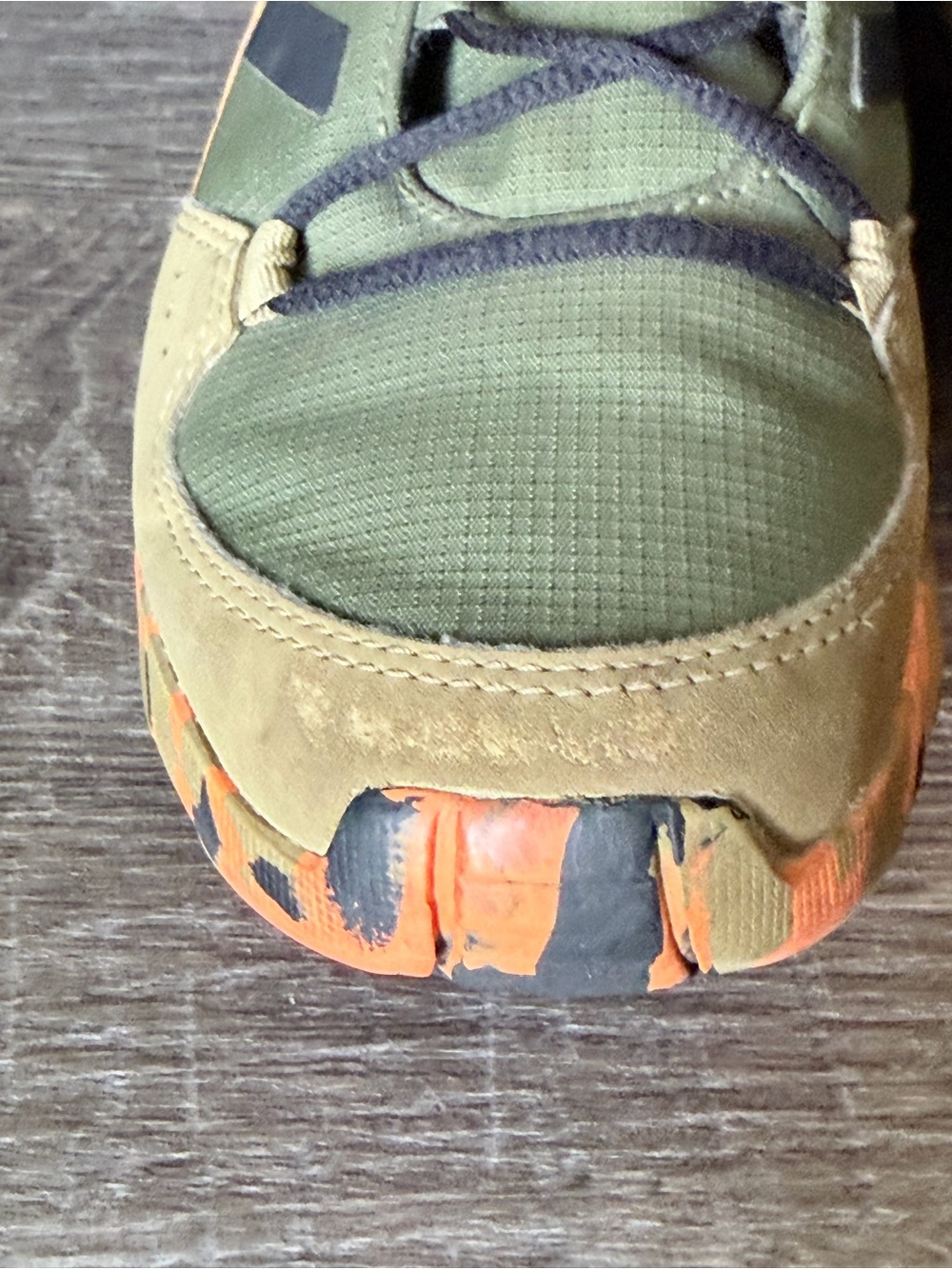 Adidas Terrex Mid Hiking Boots Youth US 3.5 Olive Green Orange Trail FX4188 - Picture 8 of 9